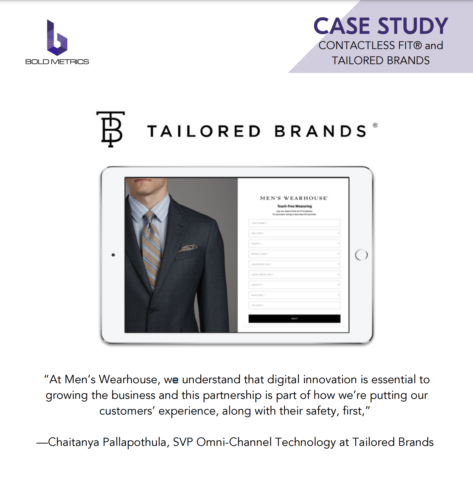 Customer Story Tailored Brands